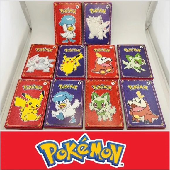 McDonald's Other - 2023 McDonald's Happy Meal Pokémon Sealed Match Battle Packs Complete  Set of 10